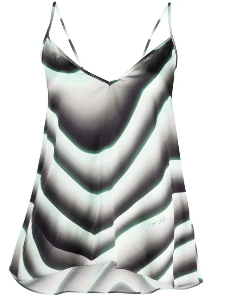 Top Just Cavalli cu imagine verde