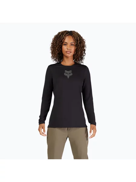 Дамски колоездачен суитшърт с дълъг ръкав Fox Racing Ranger Fox Head W black черно