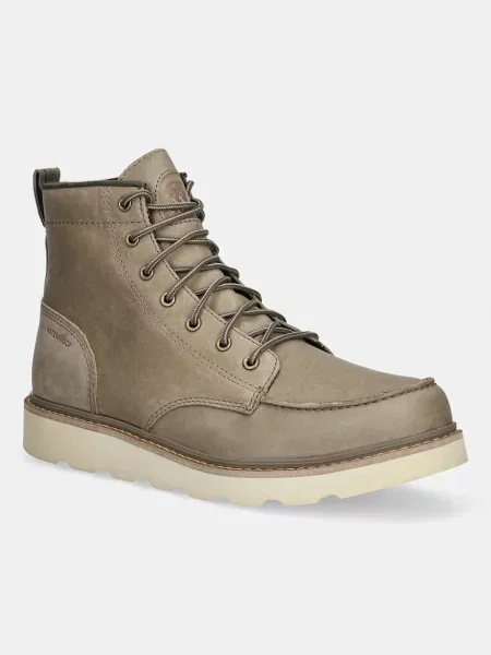 Кожени обувки Sorel SLABTOWN 62 MOC WP мъжки бежово