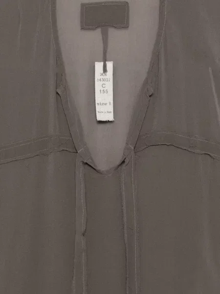 Palaidinė Private 0204 v formos iškirpte pilka