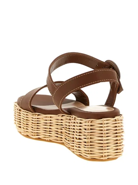 Sandale Gianvito Rossi din piele maro