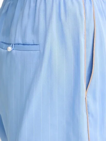 Pantaloni scurți Munthe cu dungi albastru