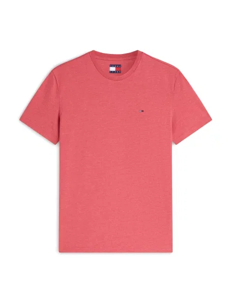 Tommy Jeans Tricou JASPE deschis roșu