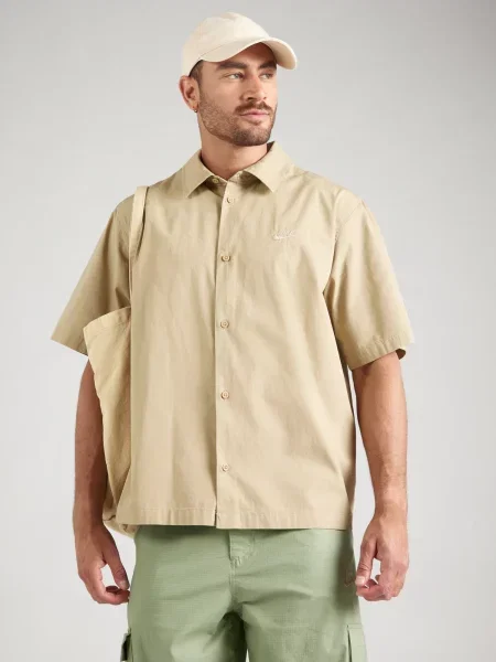 Nike Sportswear Cămașă CLUB deschis bej