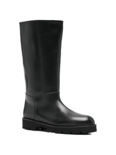 Botine Dear Frances din piele negru