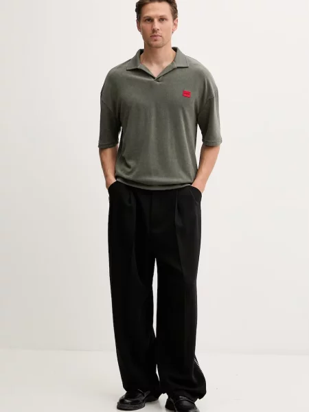 HUGO поло з бавовною TERRANCE POLO SHIRT
