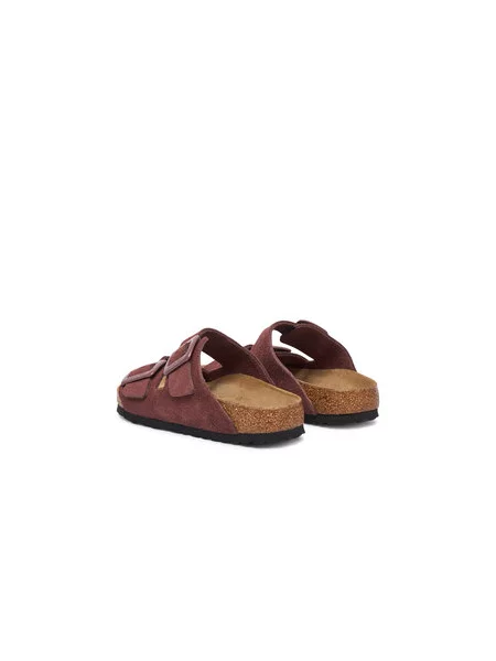 Šľapky Birkenstock Arizona Cushion Buckle Tmavo ružová