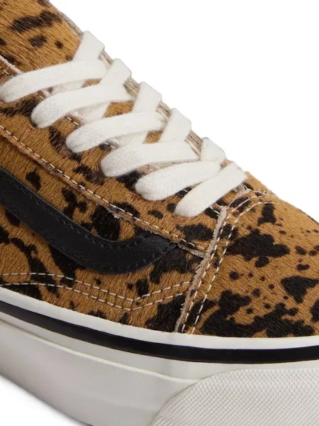 Sneakerși Vans Old Skool cu imagine cu model leopard maro