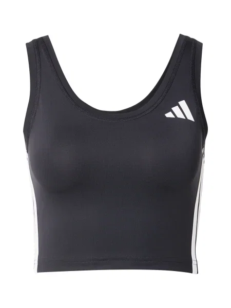 ADIDAS PERFORMANCE Sport top negru alb