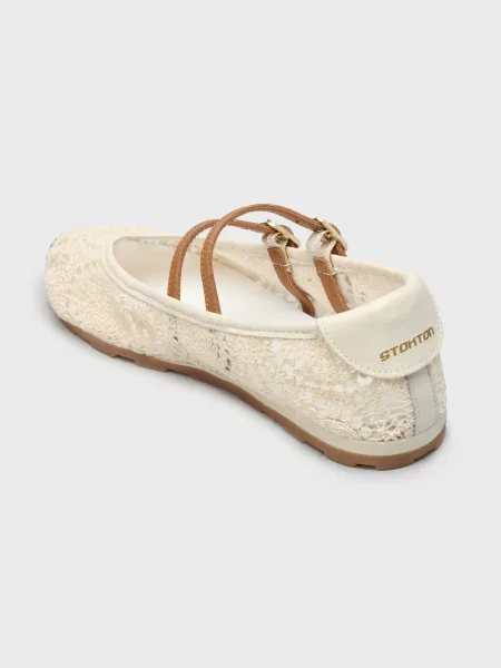 Балетки Stokton белые