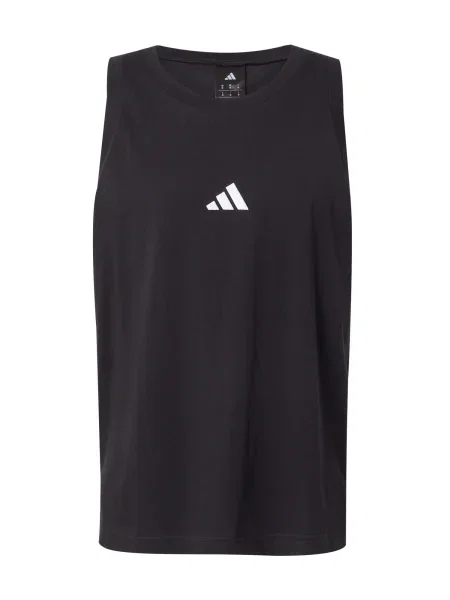 ADIDAS SPORTSWEAR Tricou funcțional negru / alb roșu