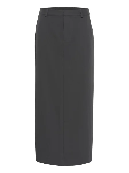 Kaffe Fustă Sakura metalic gri