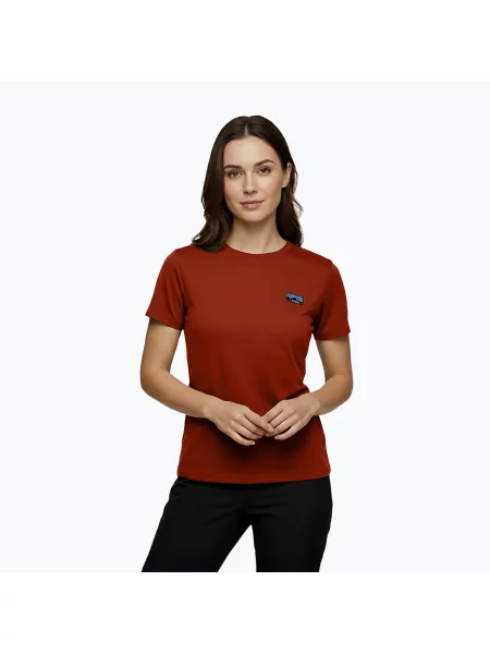Дамска тениска за трекинг Alpinus Otago pepper винено червено
