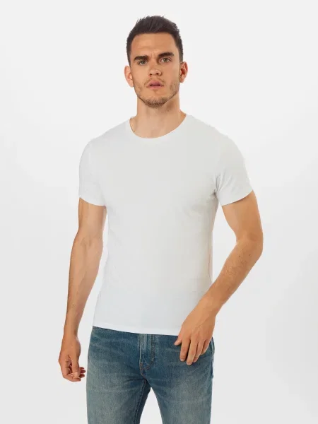 LEVI'S Tričko tmavomodrá biela