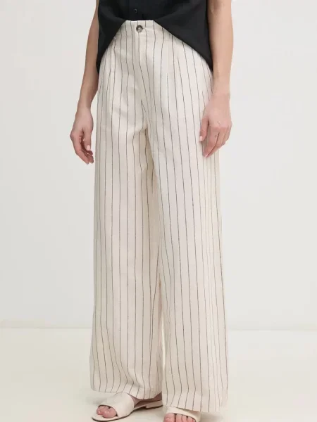 Pepe Jeans Pantaloni din Herly Wide Leg bej