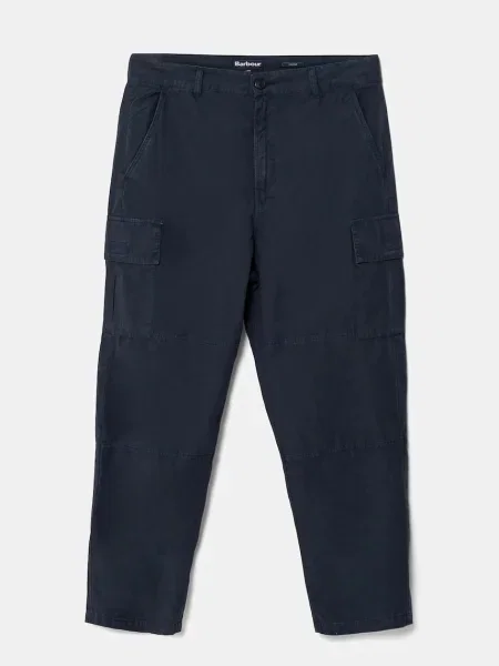 Kalhoty Barbour Relaxed Fit Cargo ve střihu cargo modrá