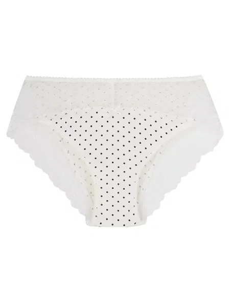 Труси Fleri білий/чорний білі