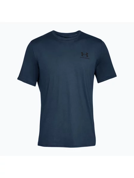 Tricou bărbați Under Armour Sportstyle Left Chest academy/black negru