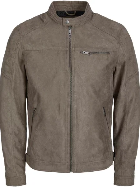 JACK & JONES Geacă de primăvară-toamnă JCORocky deschis maro