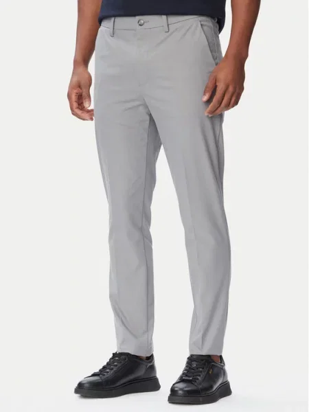 BOSS Pantaloni chino gri