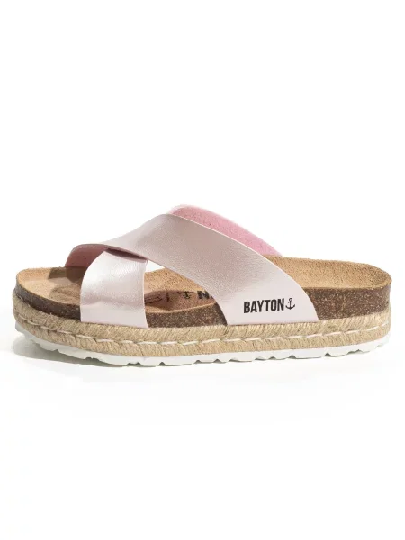 Bayton Pantofle ARTEMIS velbloudí / růže černá