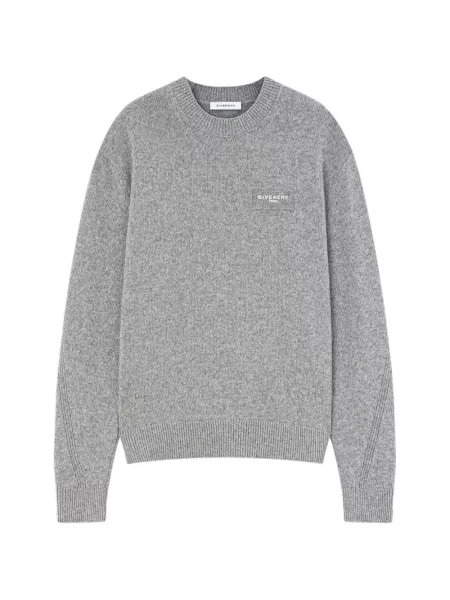 Sweter Givenchy wełniany szary