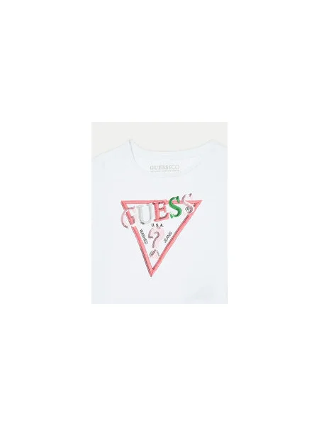 Guess Póló Regular Fit fehér