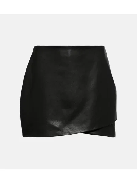 Fustă din piele The Sei negru