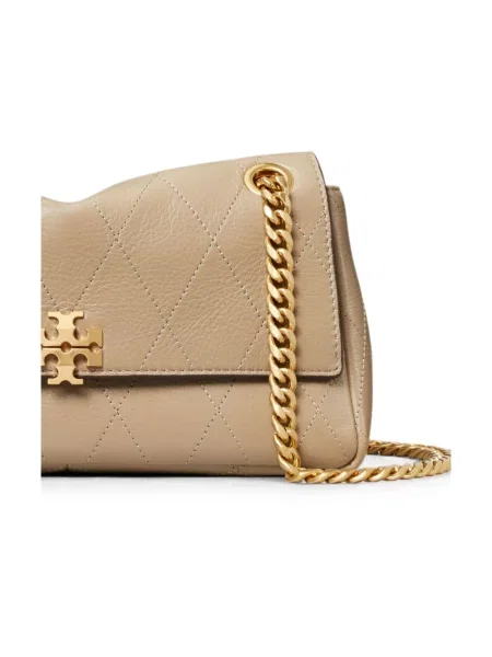 Torebka Tory Burch skórzana beżowa