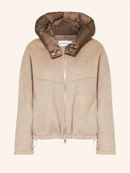 Blonde Kurtka Jerry Z Mieszanki Materiałów beige beżowa