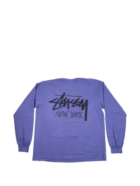 Tricou Stüssy lung albastru