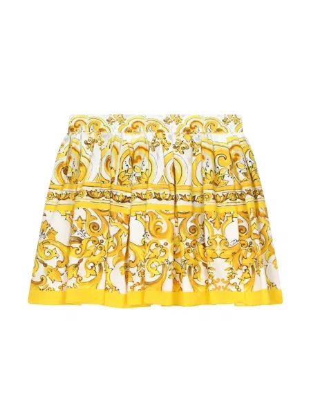 Dětské sukně Dolce & Gabbana žluté