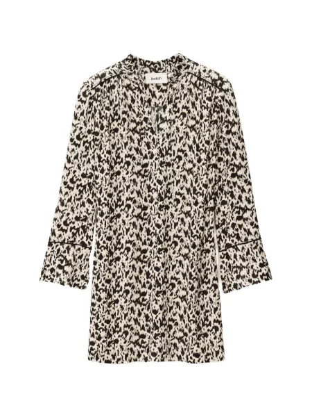 Rochie Ba&sh cu perle cu decolteu în V de costum