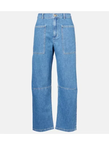 Cropp blugi Velvet de catifea albastru