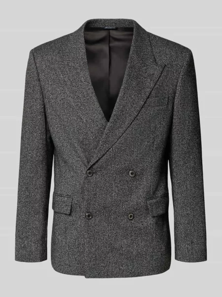 Marynarka o kroju slim fit z z patką Mcneal czarna