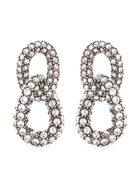 Inel Isabel Marant de cristal argintiu