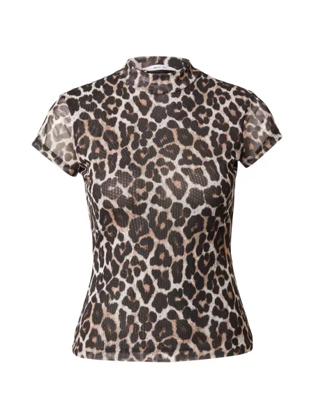 ABOUT YOU Tricou Inga ecru / ciocolatiu / deschis maro