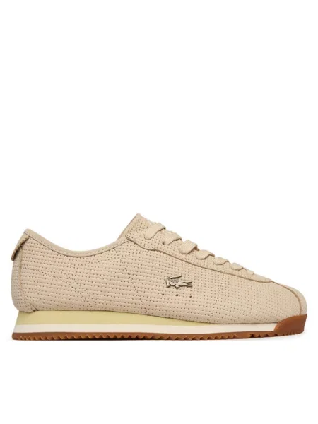 Lacoste Sneakersy Club-Low Beżowy białe