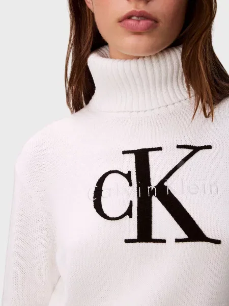 Водолазка Calvin Klein Jeans біла