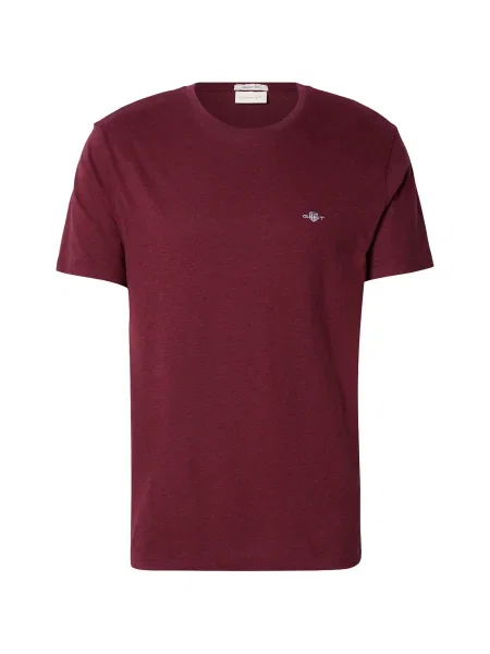 GANT Tricou bordeaux roșu