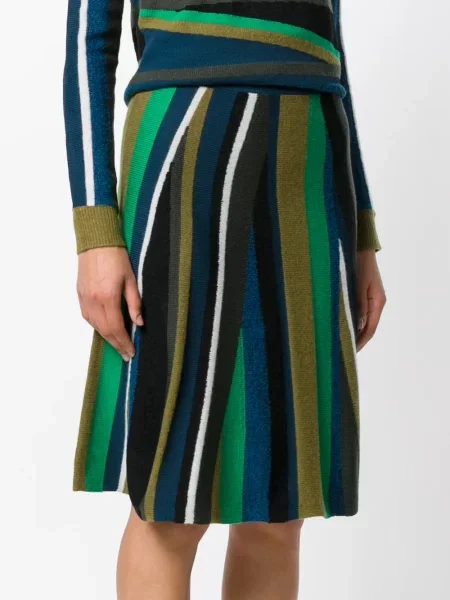 Fustă Kenzo cu dungi