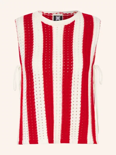 Karo Kauer Vesty / krémová červená