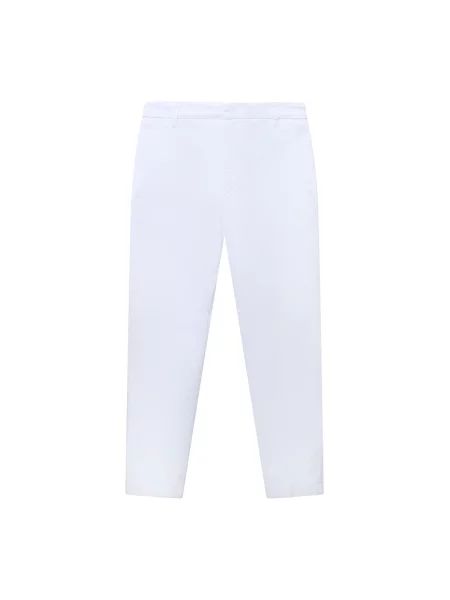 Spodnie Dondup o krotszym kroju białe