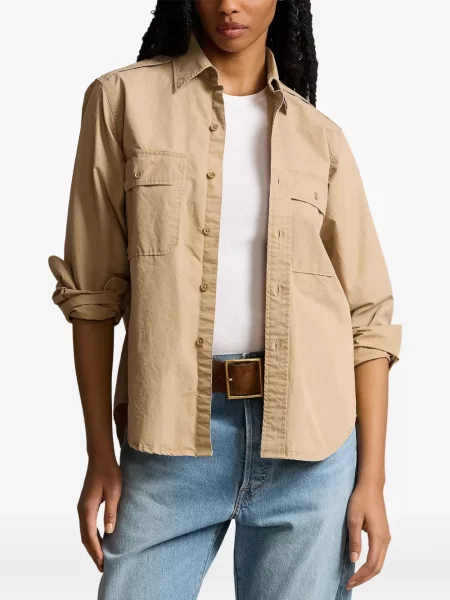 Fular Polo Ralph Lauren plisat tricotate cu imagine albastru