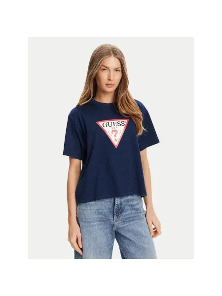 Guess Jeans T-shirt tamnoplava