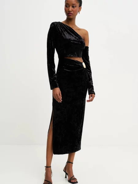 Сукня Answear.LAB midi облягаюче чорний