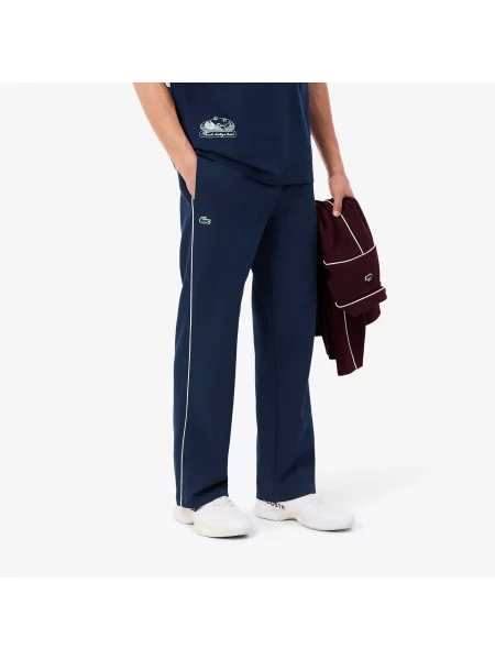 Lacoste Spodnie Dresowe Heritage Tennis granatowe