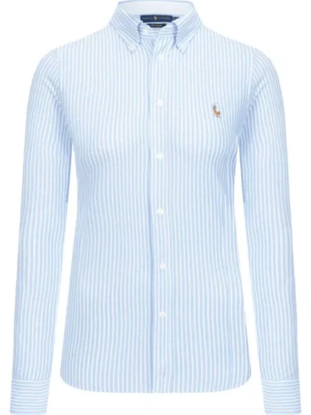 Cămașă Polo Ralph Lauren din țesătură twill albastru