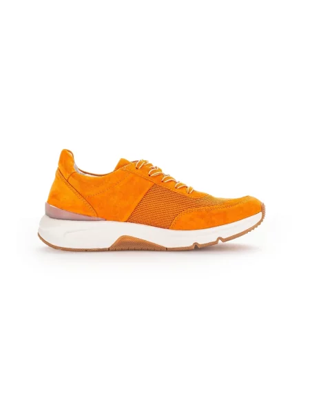 Sneakersy Gabor zamszowe pomarańczowe