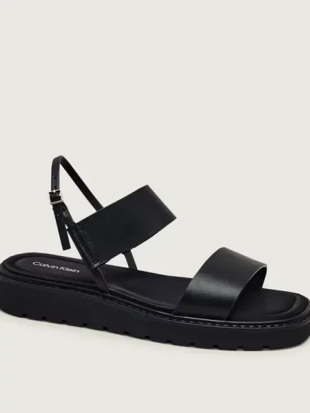 Calvin Klein De piele sandale negru